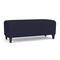 Lesro Siena Lounge Reception Loveseat Bench, Black, OH Navy Upholstery SN6001 - alternate 1